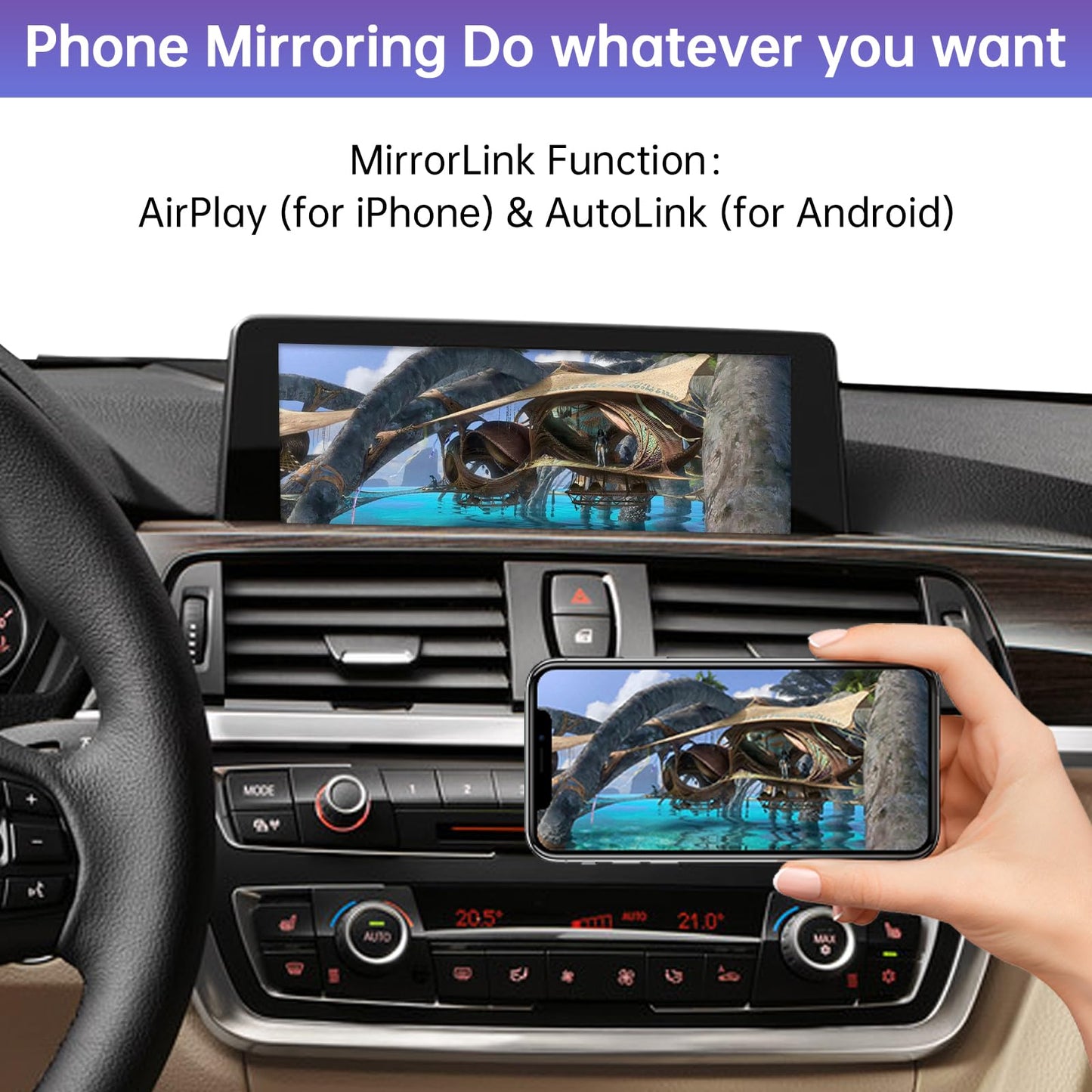 Road Top CarPlay Retrofit Kit para BMW Serie 1/2/3/4 con NBT 2011-2015