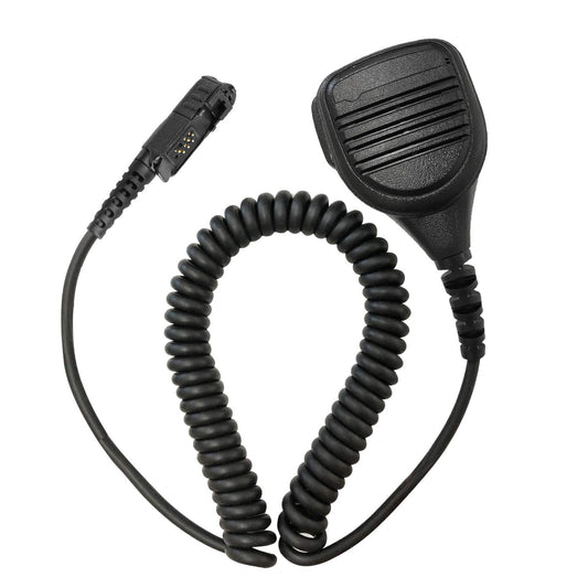 Micrófono de Hombro Amasu XPR3300 XPR3500e Negro para Dispositivos XPR y DP