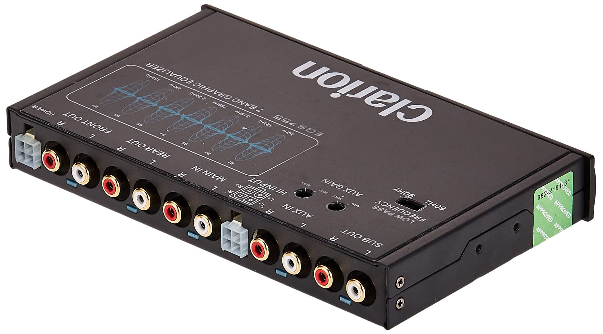Clarion EQS755 Ecualizador Gráfico de 7 Bandas