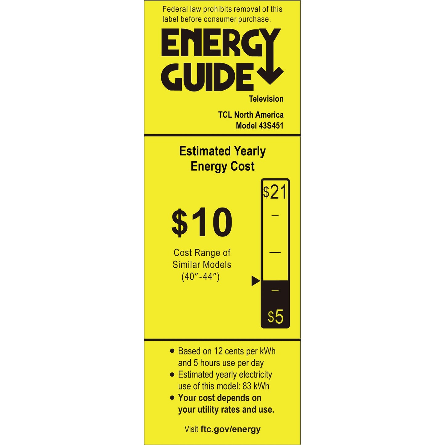 Televisor LED 43 Pulgadas TCL UHD 4K HDR Smart TV con HDMI y Modo de Juego Compatible con Alexa y Asistente Google