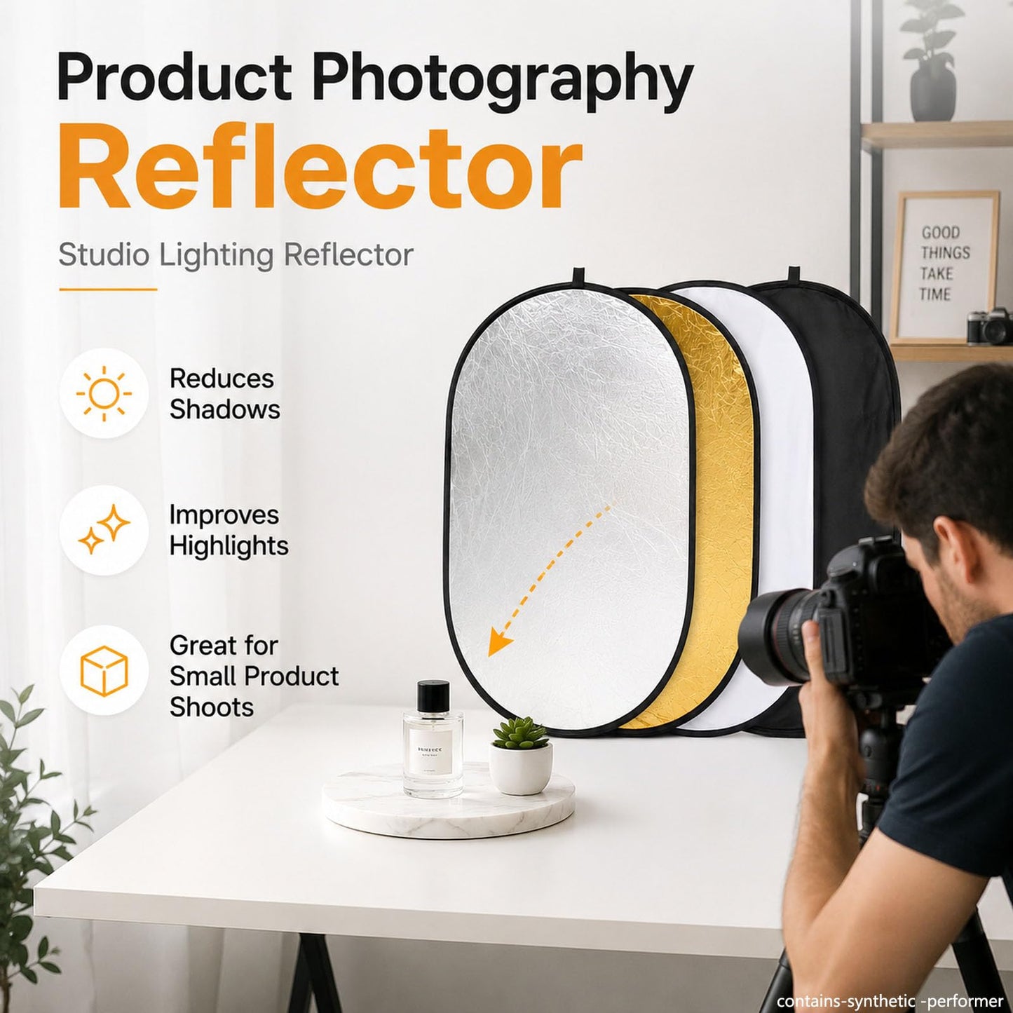Konseen-Reflector de luz Ovalado 5 en 1 de 24x35 Pulgadas (60x90cm), portátil, Plegable para Estudio de fotografía, cámara fotográfica,iluminación,reflectores Kit de difusor con Estuche de Transporte