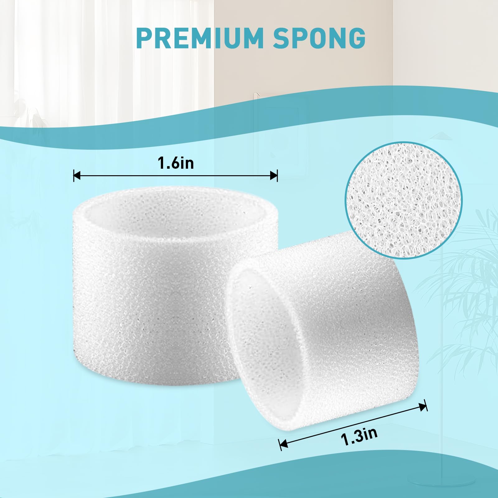 Filtros Humidificadores LEVOIT Eficiencia Alta Compatibles Paquete de 30