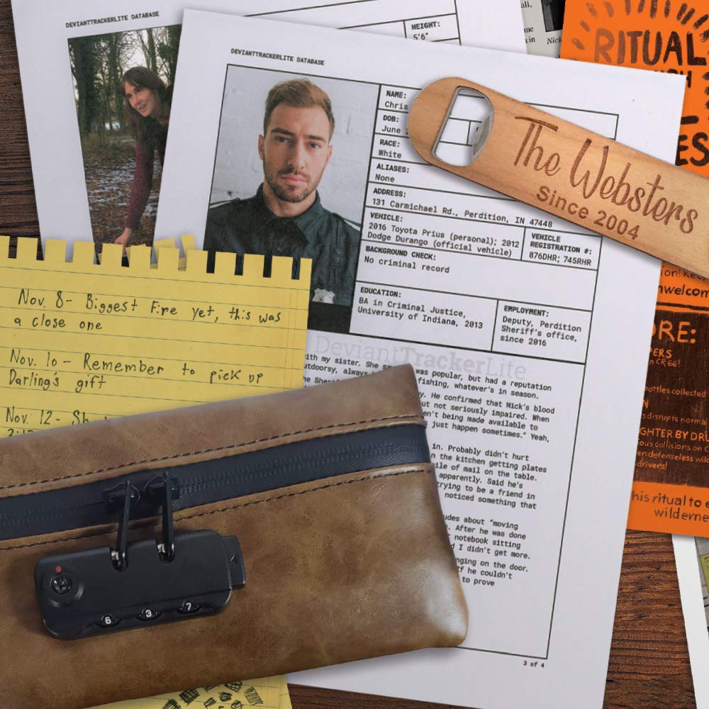 Hunt A Killer - Death at The Dive Bar, juego inmersivo de asesinatos y misterio: enfréntate al caso sin resolver como un desafío independiente, para una cita nocturna o con familiares y amigos como detectives para una noche de juegos, mayores de 14 años
