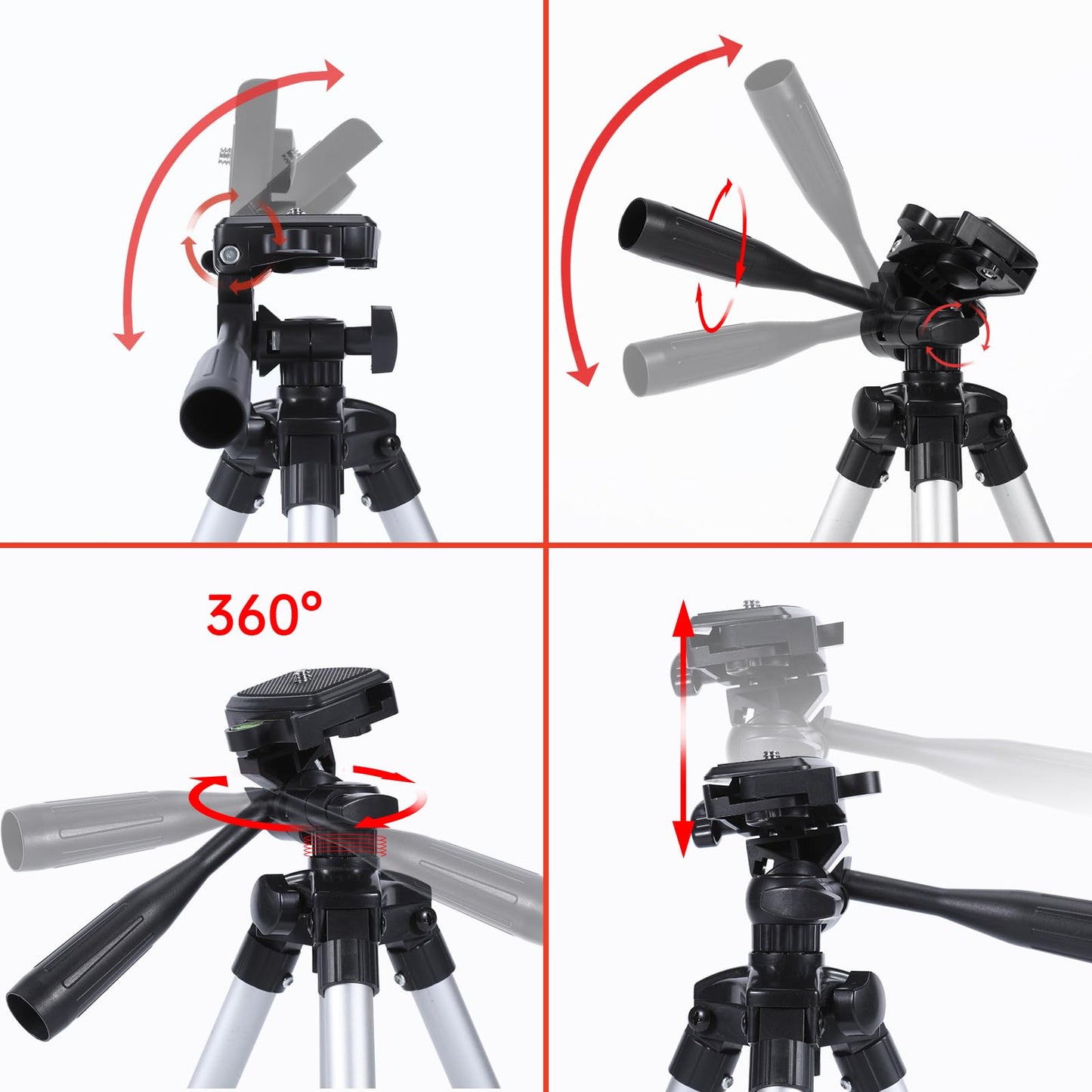 Eleva tu fotografía con el Tripié de Aluminio Ligero de DMITER