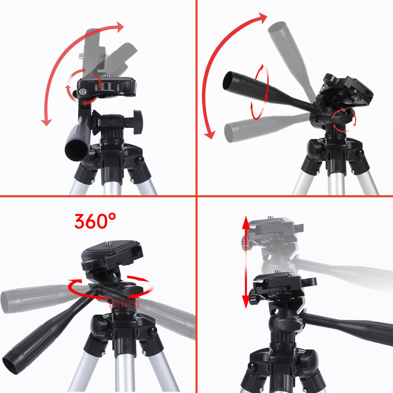 Eleva tu fotografía con el Tripié de Aluminio Ligero de DMITER
