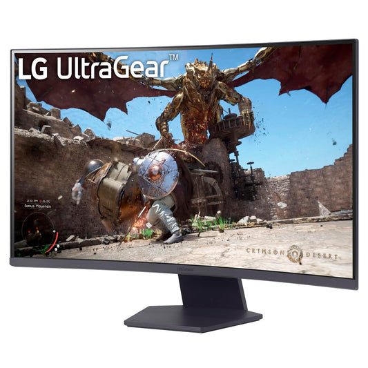 LG Monitor 32GS60QC-B Ultragear (2560 x 1440) 32" Refresh Rate 180 Hz, Tiempo de Respuesta de 1ms (GTG), Contrast Ratio de 3000:1