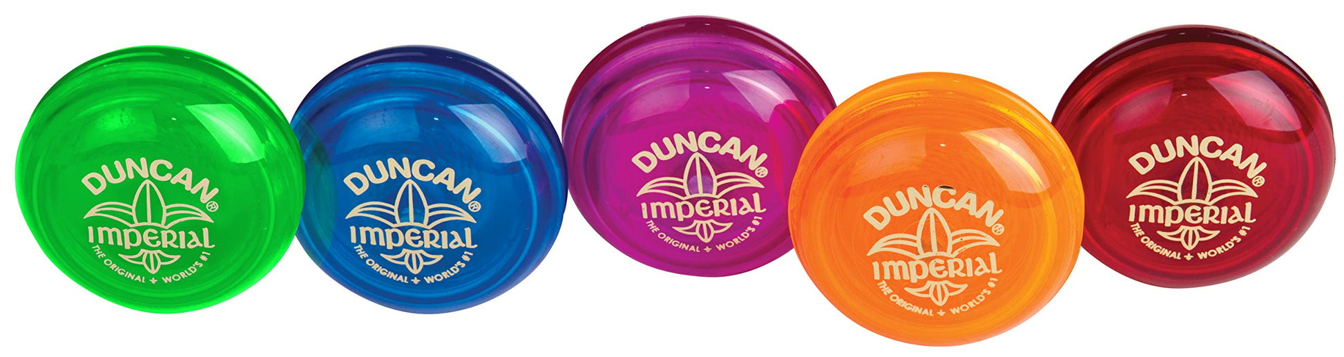 Duncan Imperial Yo-Yo de Cuerdas para Principiantes con Espacio Estrecho para Cuerdas, Eje de Acero, Cuerpo de plástico, Juego de bucles, Varios Colores, Azul