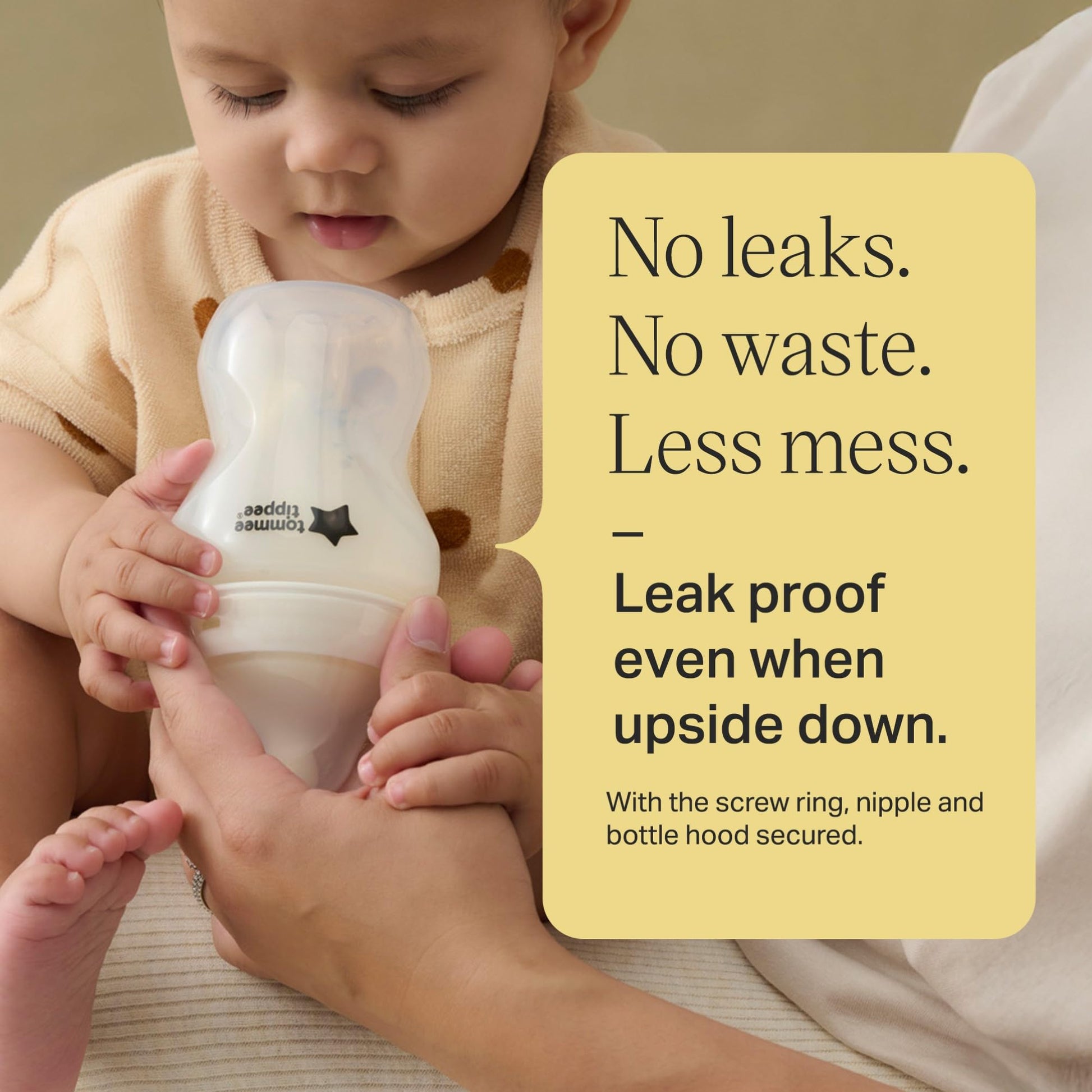 Biberón para Bebé Tommee Tippee Natural Start Verde y Turquesa con Tetina Similar al Pecho para Alimentación Más Espesa 6 Meses+