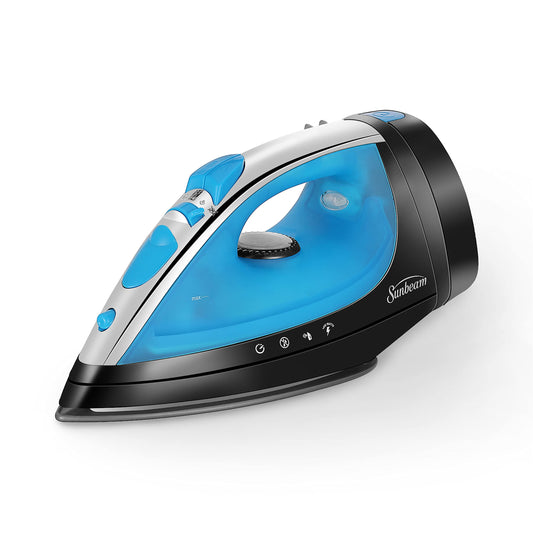 Plancha de Vapor Sunbeam Steammaster Acero Inoxidable Antiadherente con Cable Retráctil y Apagado Automático