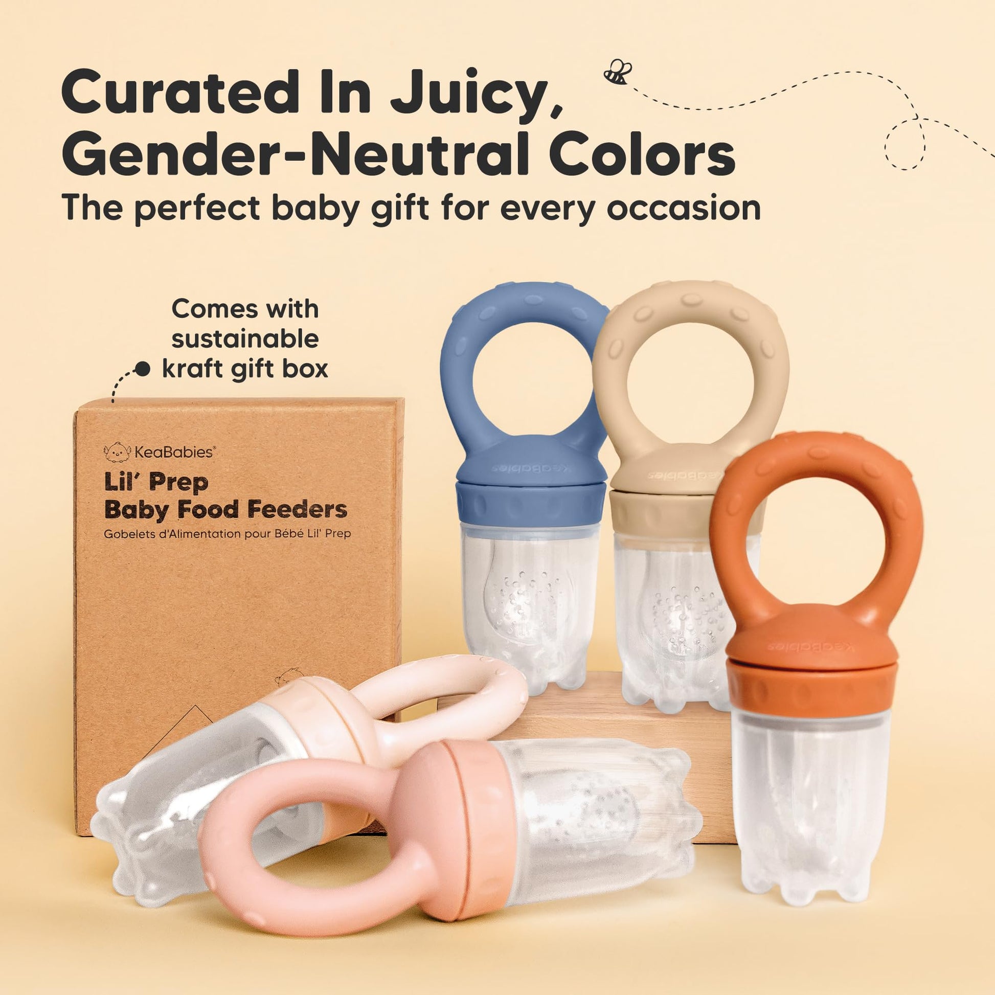 Lil'Prep - Pack de 2 comederos para bebé