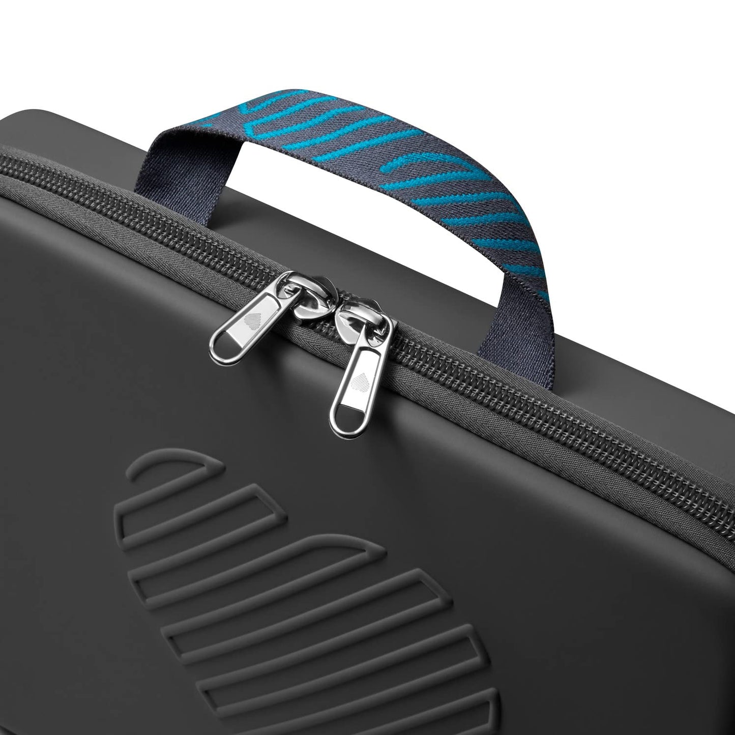 RIKI SKINNY - Funda de transporte para espejo de cambiador (grande), bolsa de maquillaje multifuncional, ligera y portátil, protege el espejo de maquillaje de roturas, color gris, Gris, Silicone