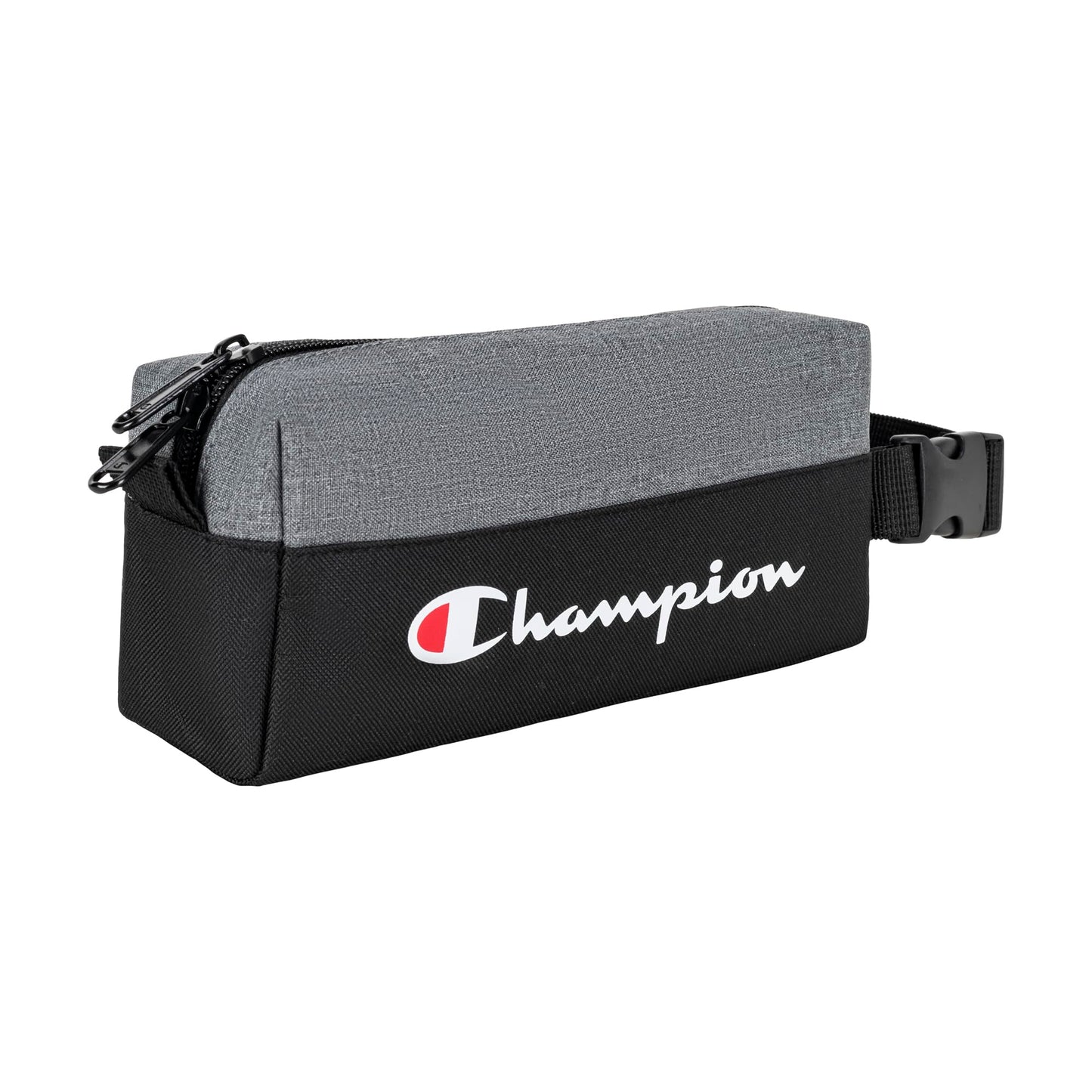 Champion CV2-1078030 Cangurera Unisex, Color Negro con Gris, Unitalla, 1 Unidad