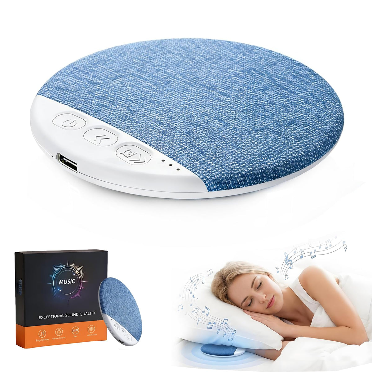 Altavoz de Almohada LCNBNM Bluetooth Portátil