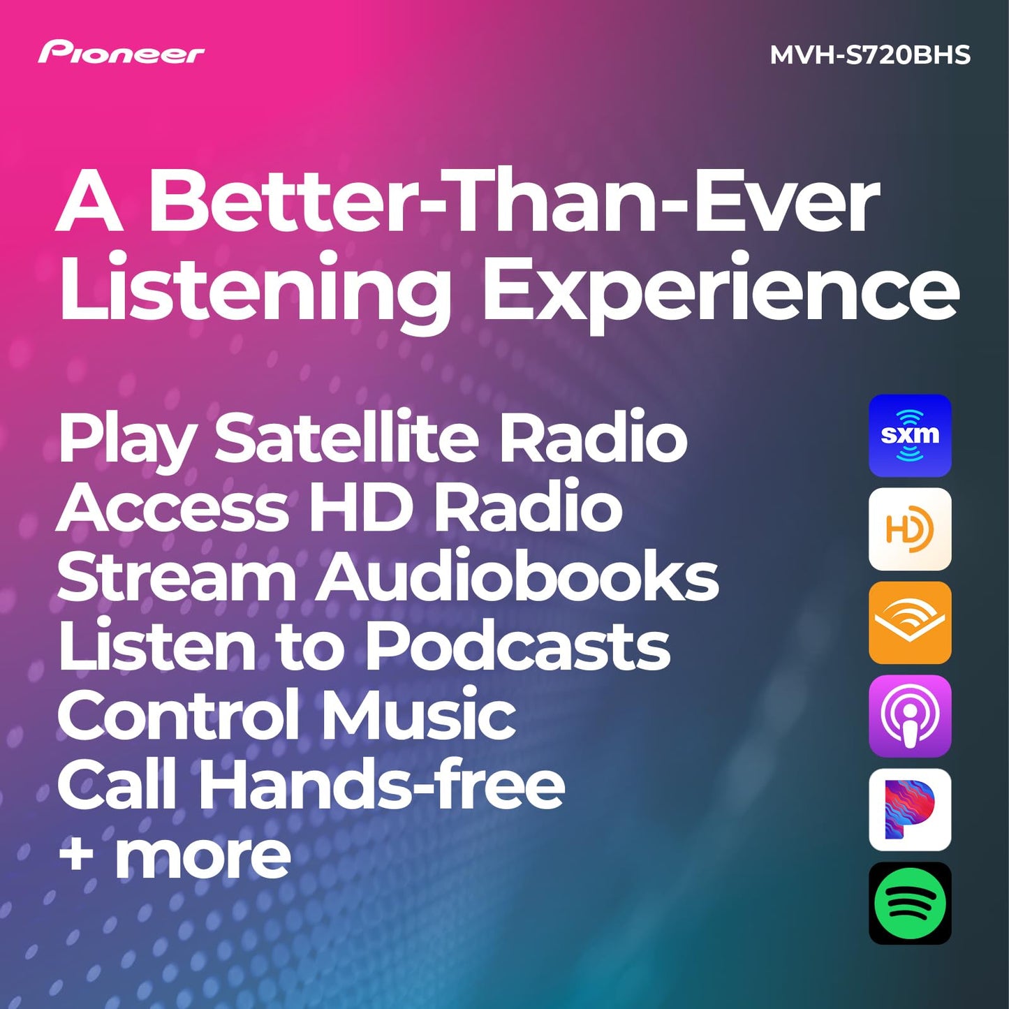 Pioneer SD/MECHLES/BT/HD/Sir/SMRTSYNC extensión de la garantía