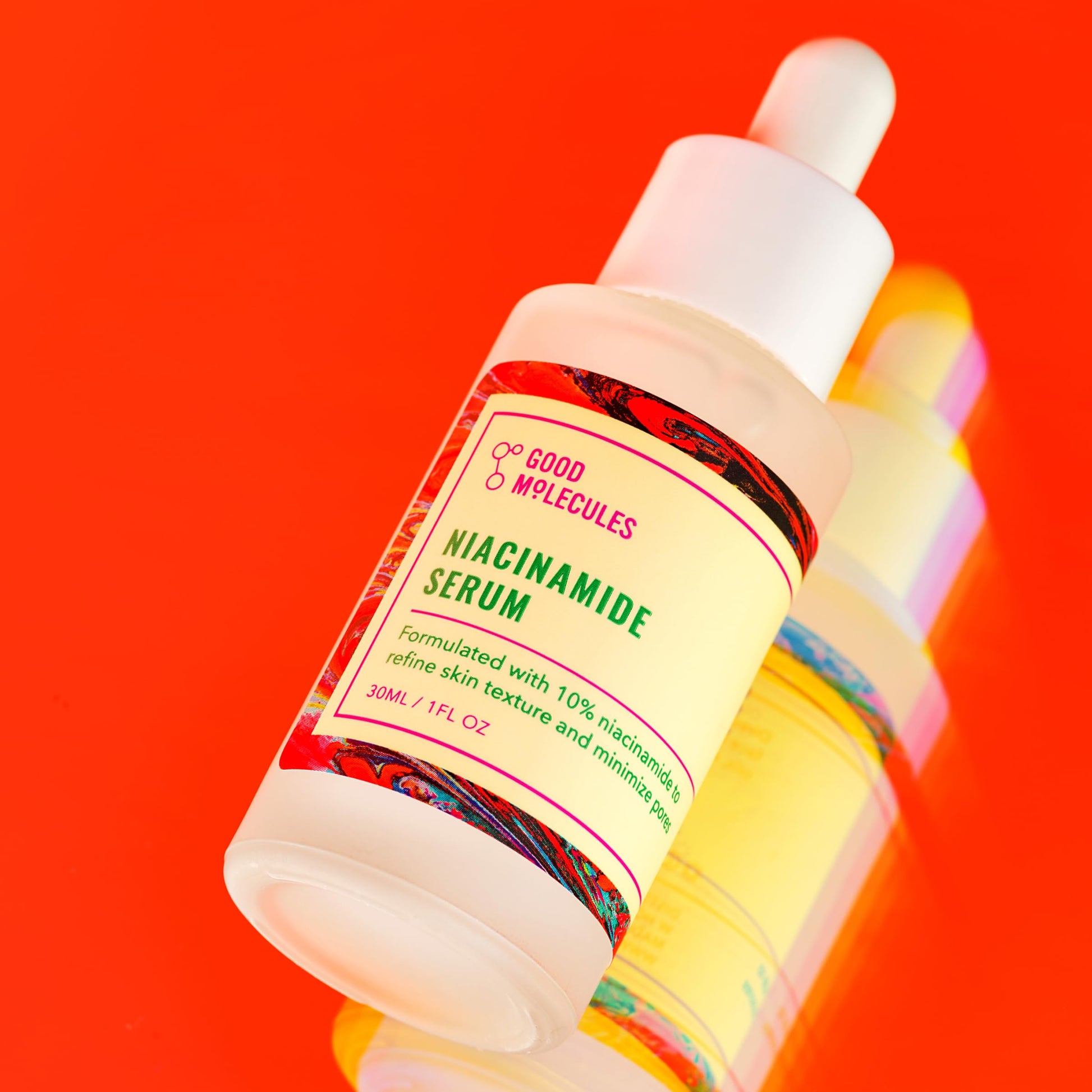 Good Molecules Niacinamide Serum 30ml - 10% Niamcinamide Balancing B3 Facial Serum for Acne, Enlarged Pores, Tone, Texture, Brightening, and Hydrating - Vegan, Cruelty Free and pH 7.1