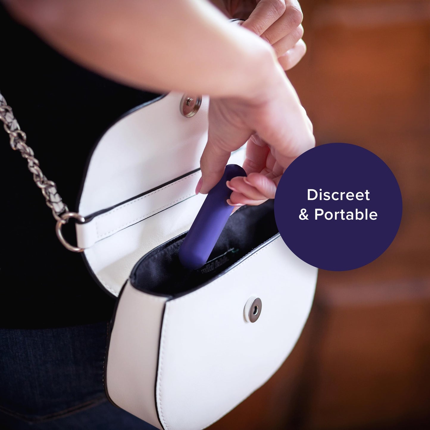 Vibrador Bala plusOne Rosa Silicona BodySafe Impermeable Recargable para Mujer