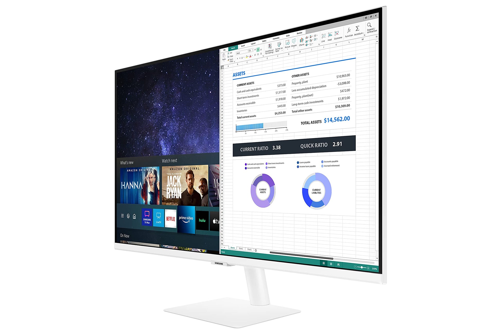 Monitor Samsung M5 27 Pulgadas FHD Inteligente con Transmisión TV Modelo 2021