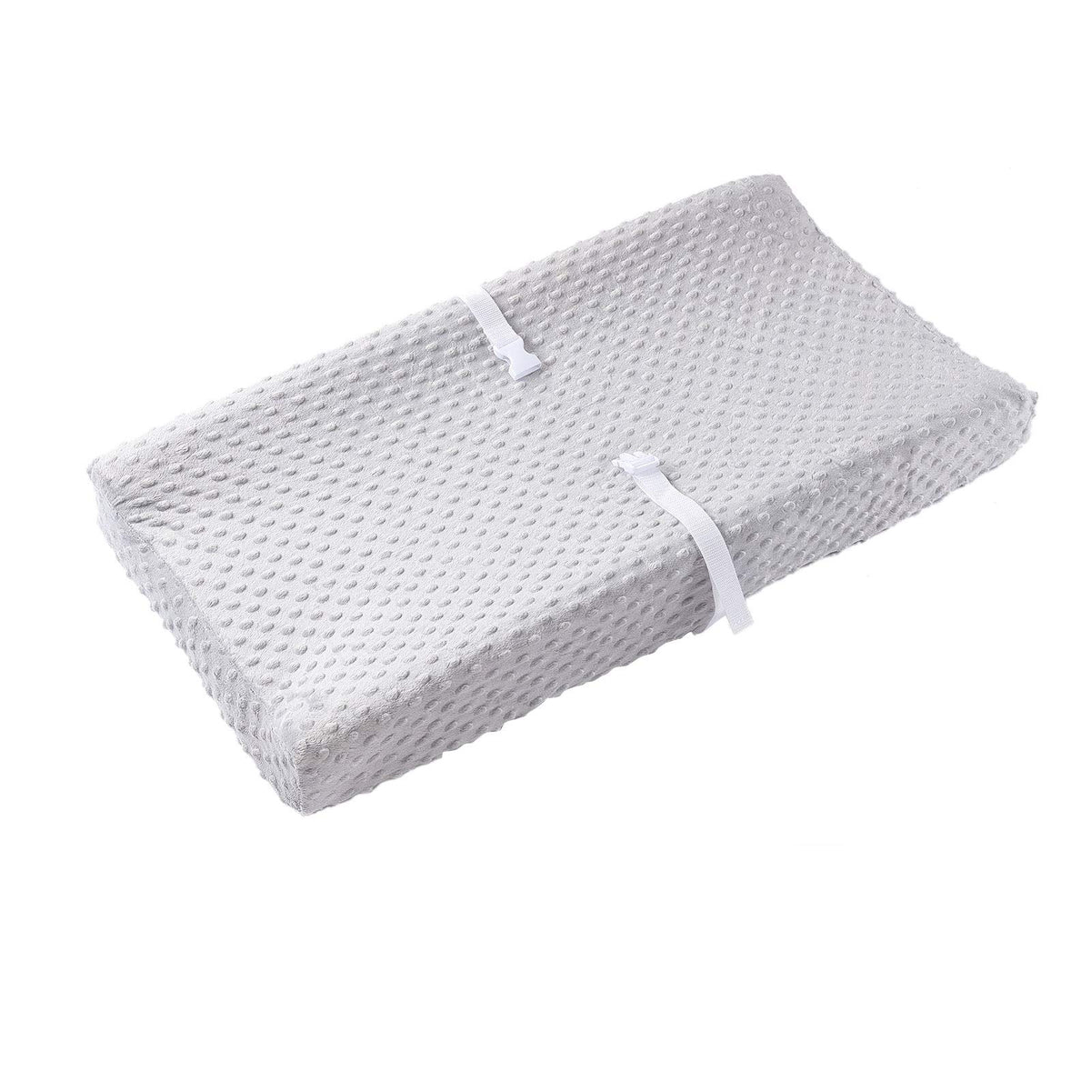 Cambiador de pañales para bebé, ultra suave, funda para cambiador de pañales, 100% algodón, sábanas para cambiar de mesa para bebés y niños, Cambio de cubierta de la almohadilla, Gris