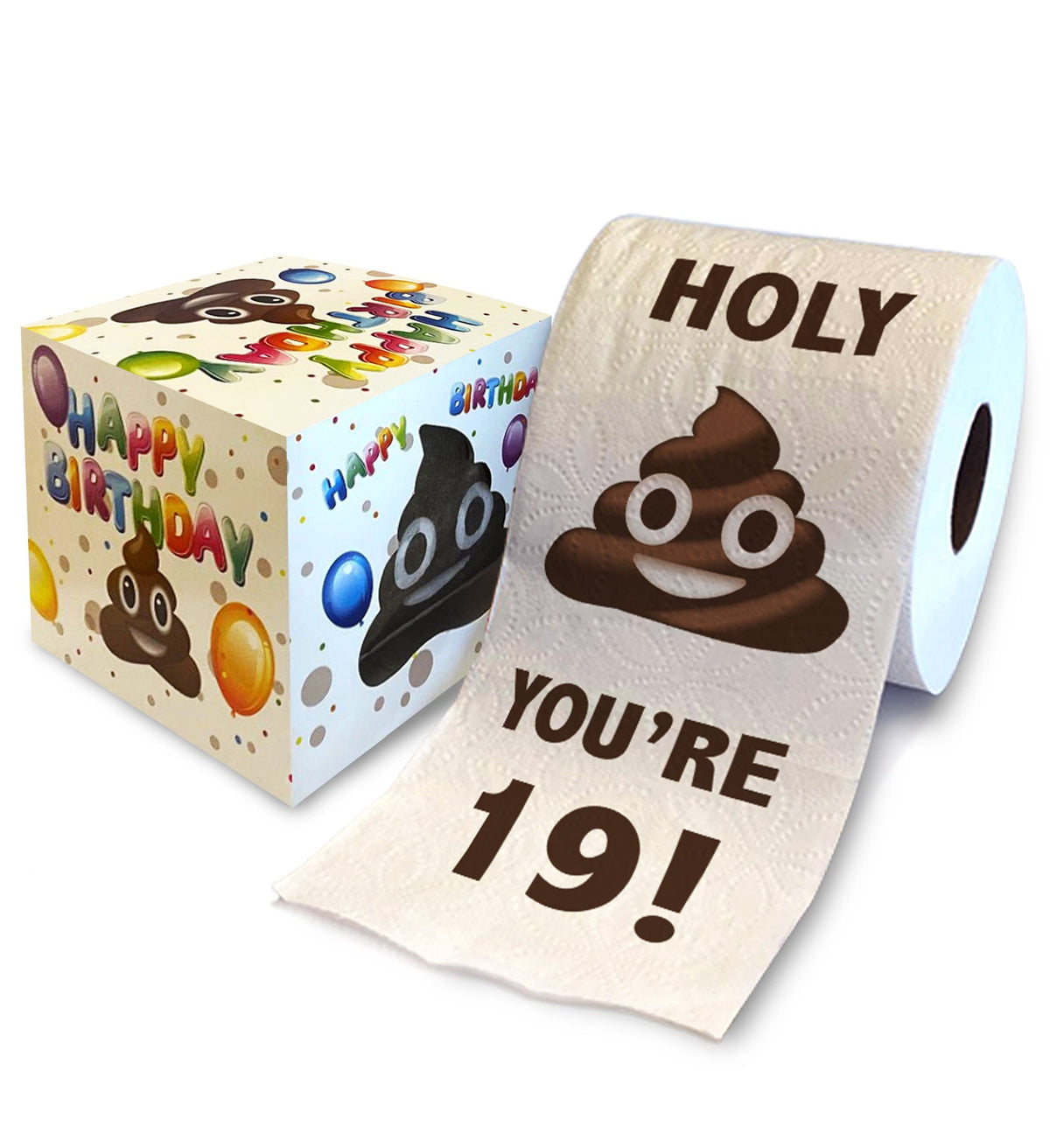 Papel Higiénico TP Holy Poop Estampado Sorpresa Decorativo para Cumpleaños 19