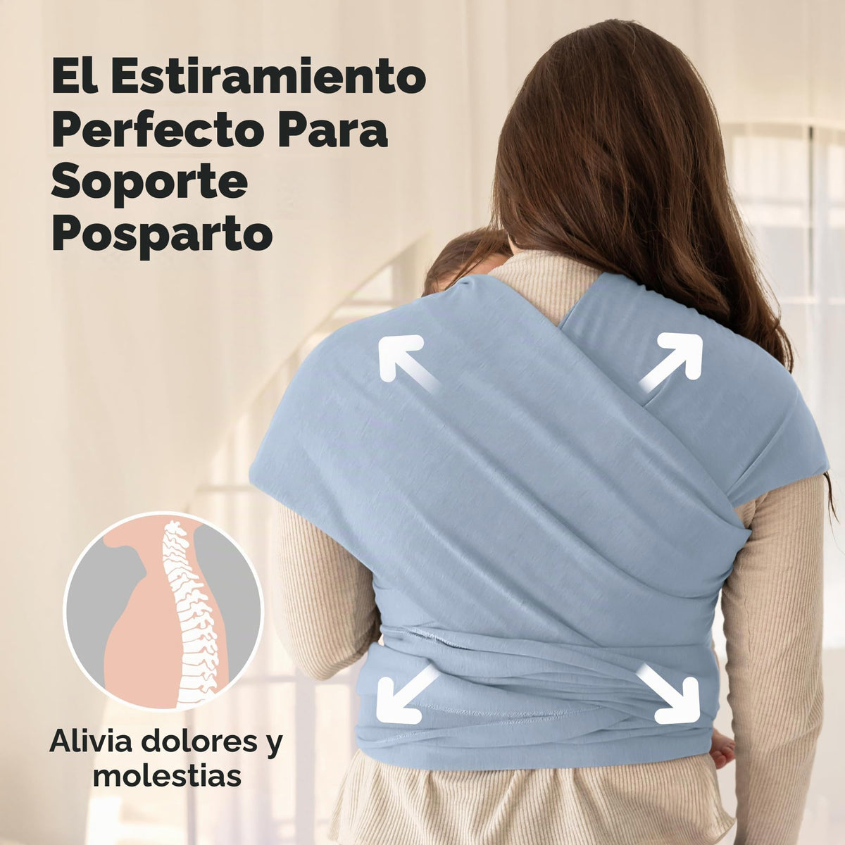 Portabebés KeaBabies - Portabebé envolvente todo en 1 original, portabebés para recién nacidos a niños pequeños, fácil de usar, sin manos para un vínculo, ligero, envolvente para bebé transpirable
