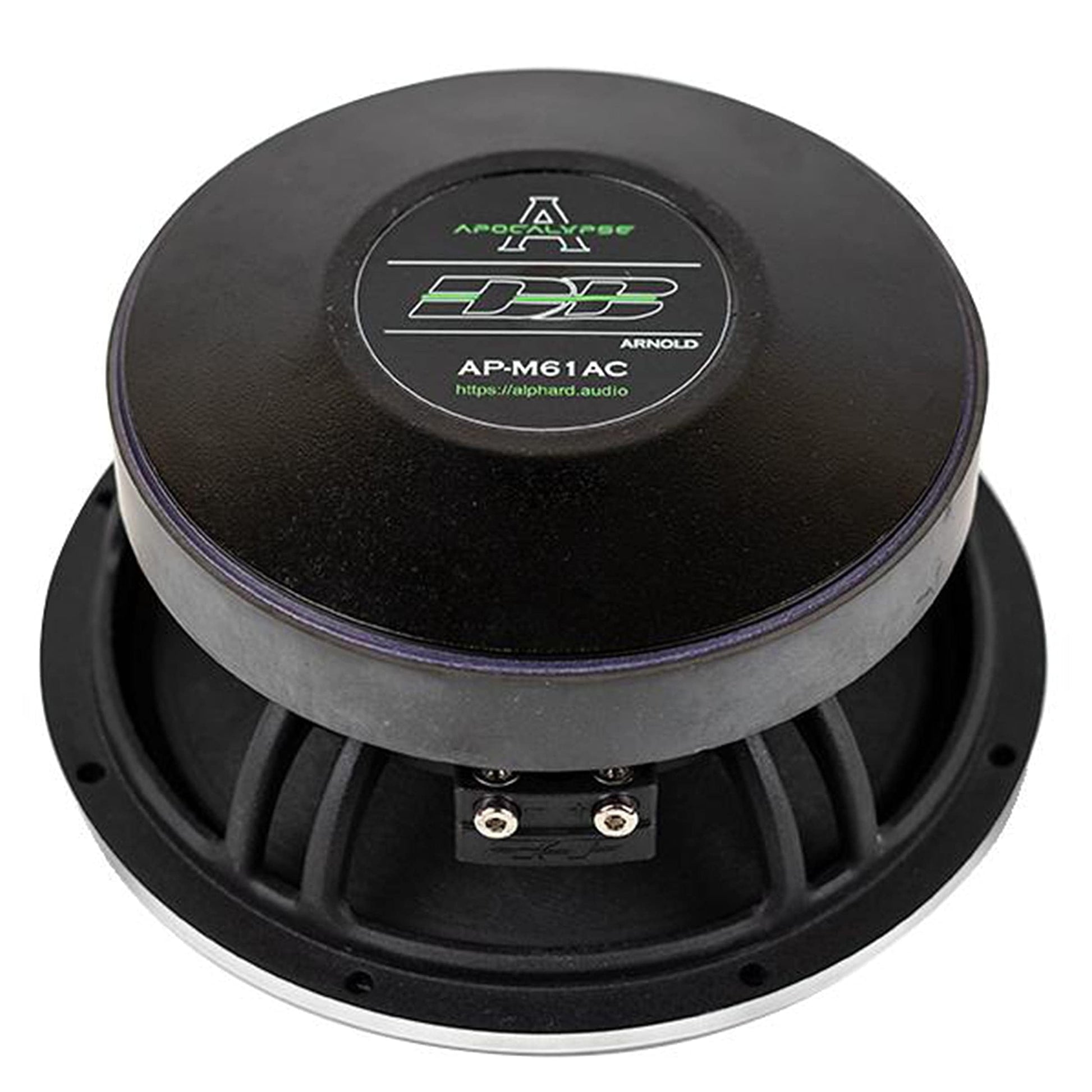 Deaf Bonce - Juego de altavoces de rango medio de 6.5 pulgadas, 180 W, RMS de 4 ohmios, serie Apocalypse AP-M61AC