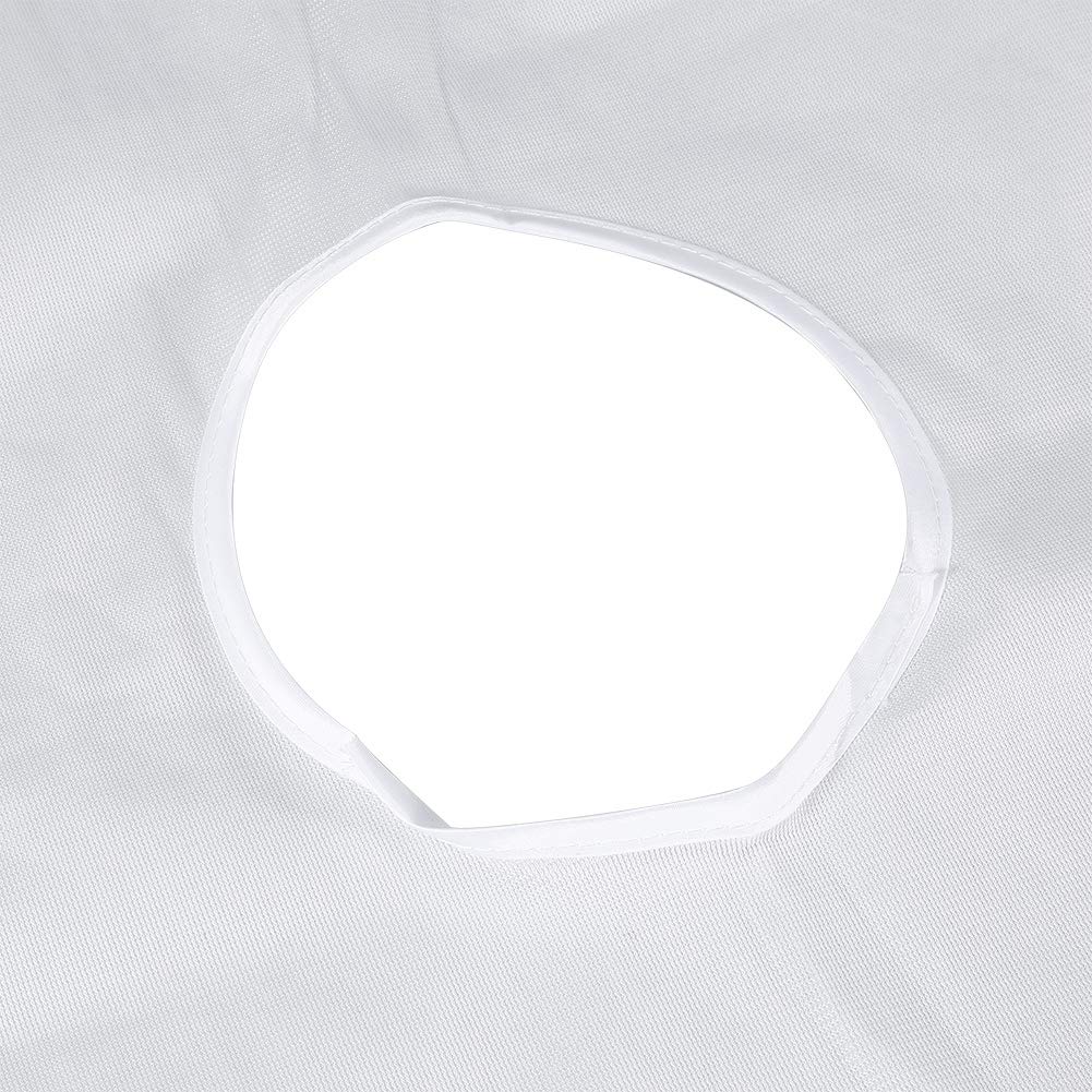 Sábana de Masaje para SPA Suave Blanca con Orificio Facial