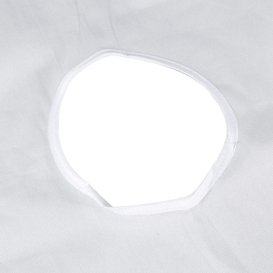 Sábana de Masaje para SPA Suave Blanca con Orificio Facial