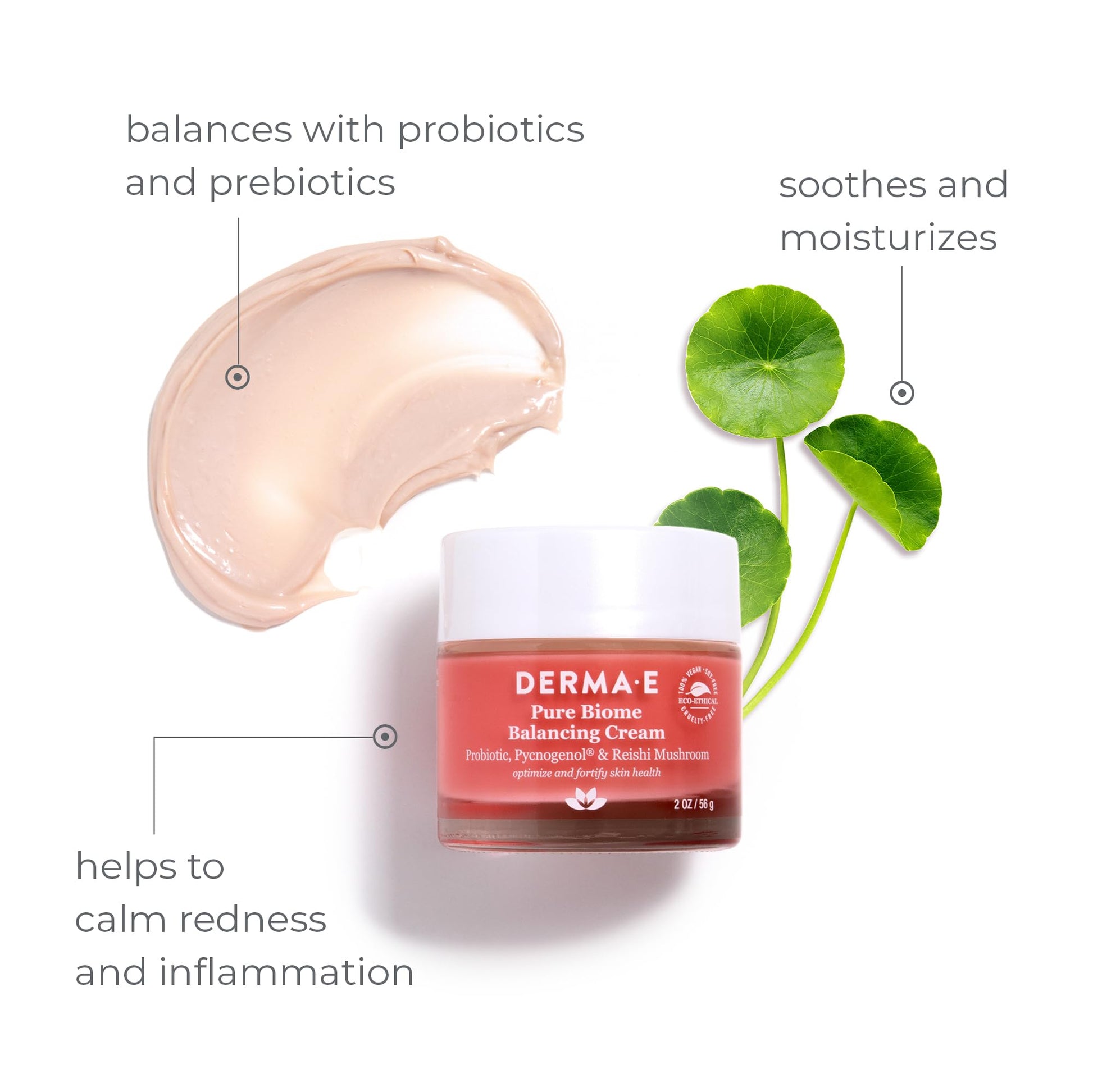 Derma-E Sensitive Skin Moisturizing Cream for Unisex 2 oz Cream