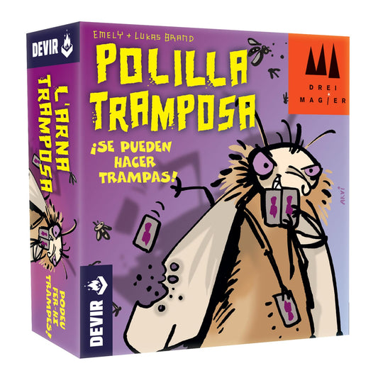 Devir Juego de Mesa Bichos, Polilla Tramposa