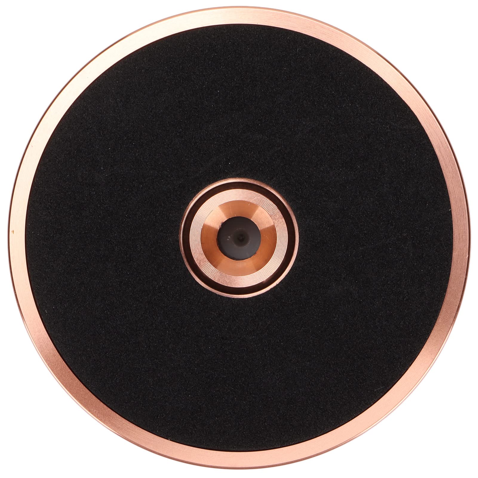 Estabilizador de Discos de Vinilo con Nivelación de Burbujas Aluminio Oro rosa