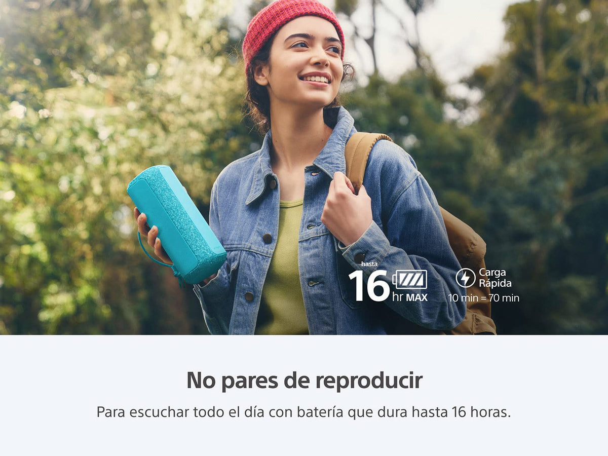 Altavoz Bluetooth Inalámbrico Sony X-Series Azul Ultra Portátil Reacondicionado