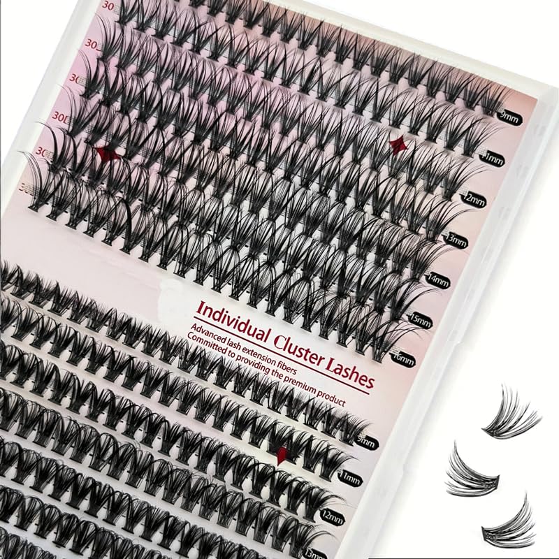 Kit de Extensión de Pestañas 30D 40D | 280 Pestañas Individuales Premium