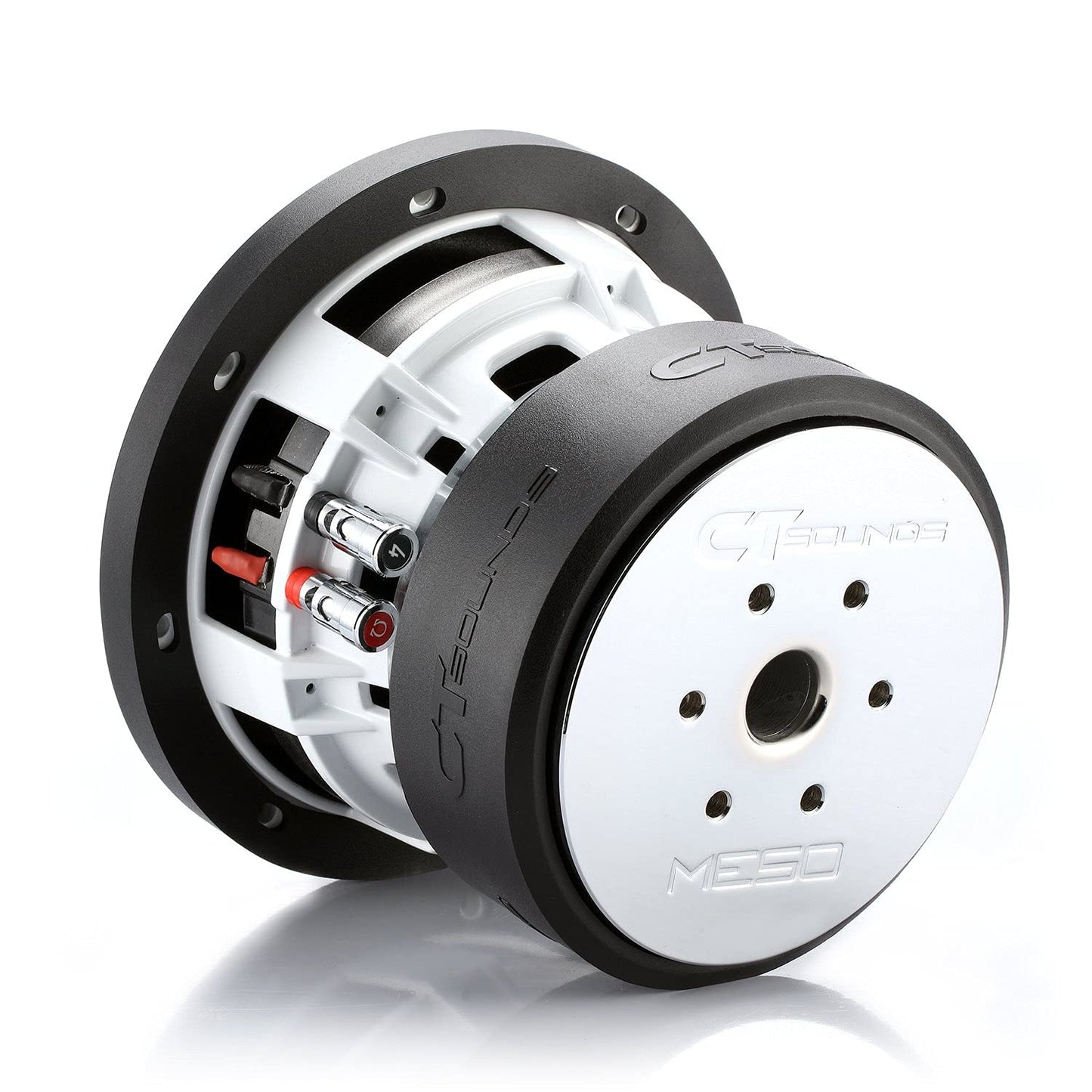 CT Sounds Meso-6.5-D4 Subwoofer para Coche de 6.5 Pulgadas, Doble 4 ohmios, 800 vatios máximo