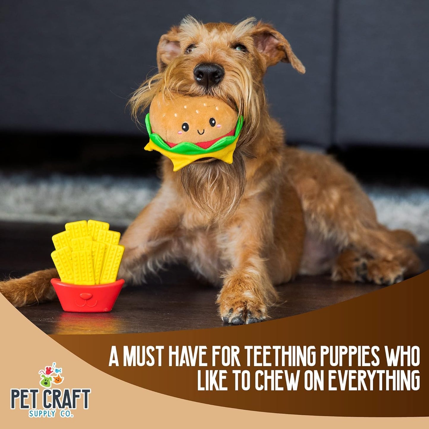 Juguetes de Peluche Pet Craft Supply Squeaky Ball para Cachorros y Perros Medianos 2 Paquetes para Masticadores Agresivos