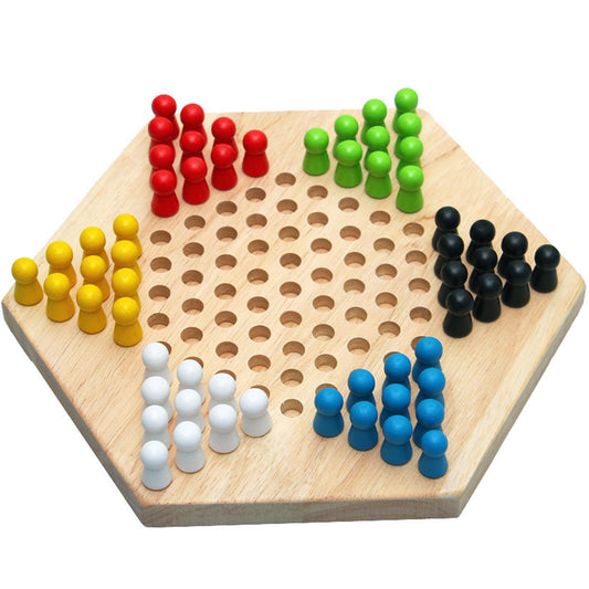 Juego de Mesa NACOOL Azul Damas Chinas Estratégico Familiar y Duradero