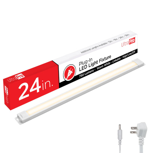 Luminaria LED UltraPro Blanca Brillo Seleccionable Iluminación Debajo del Gabinete para Cocina