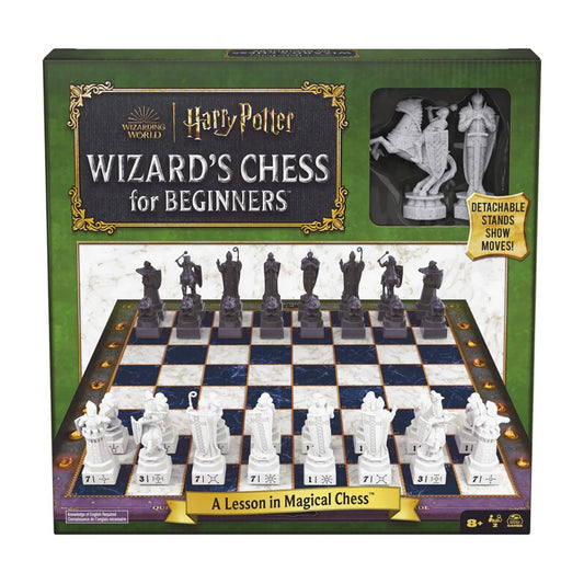 Juego de Ajedrez Wizarding World of Harry Potter para Principiantes para Fans a partir de 8 Años