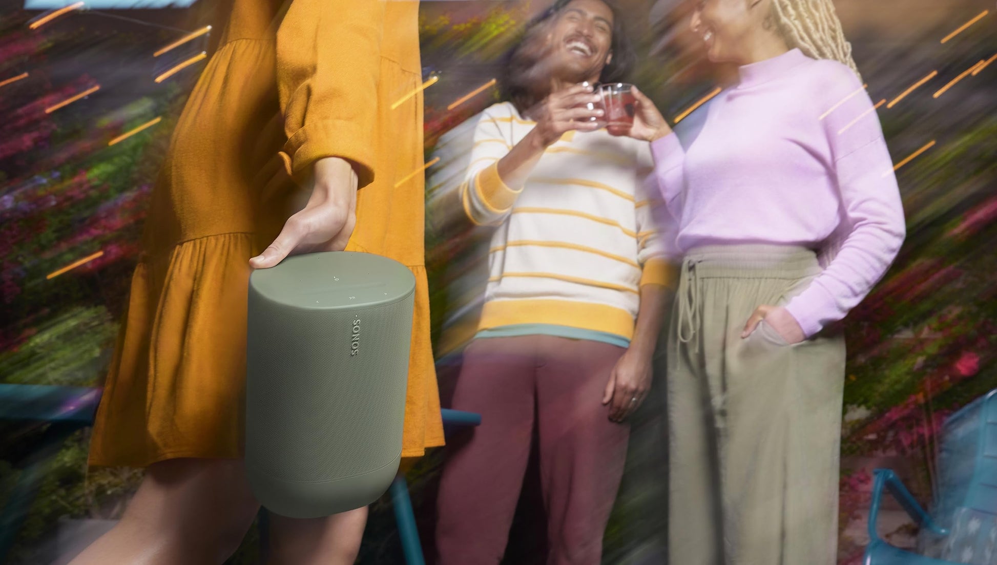 SONOS Move 2 Potente bocina portátil para un Intenso Sonido estéreo Donde Quieras. Wi-Fi y Bluetooth - Verde