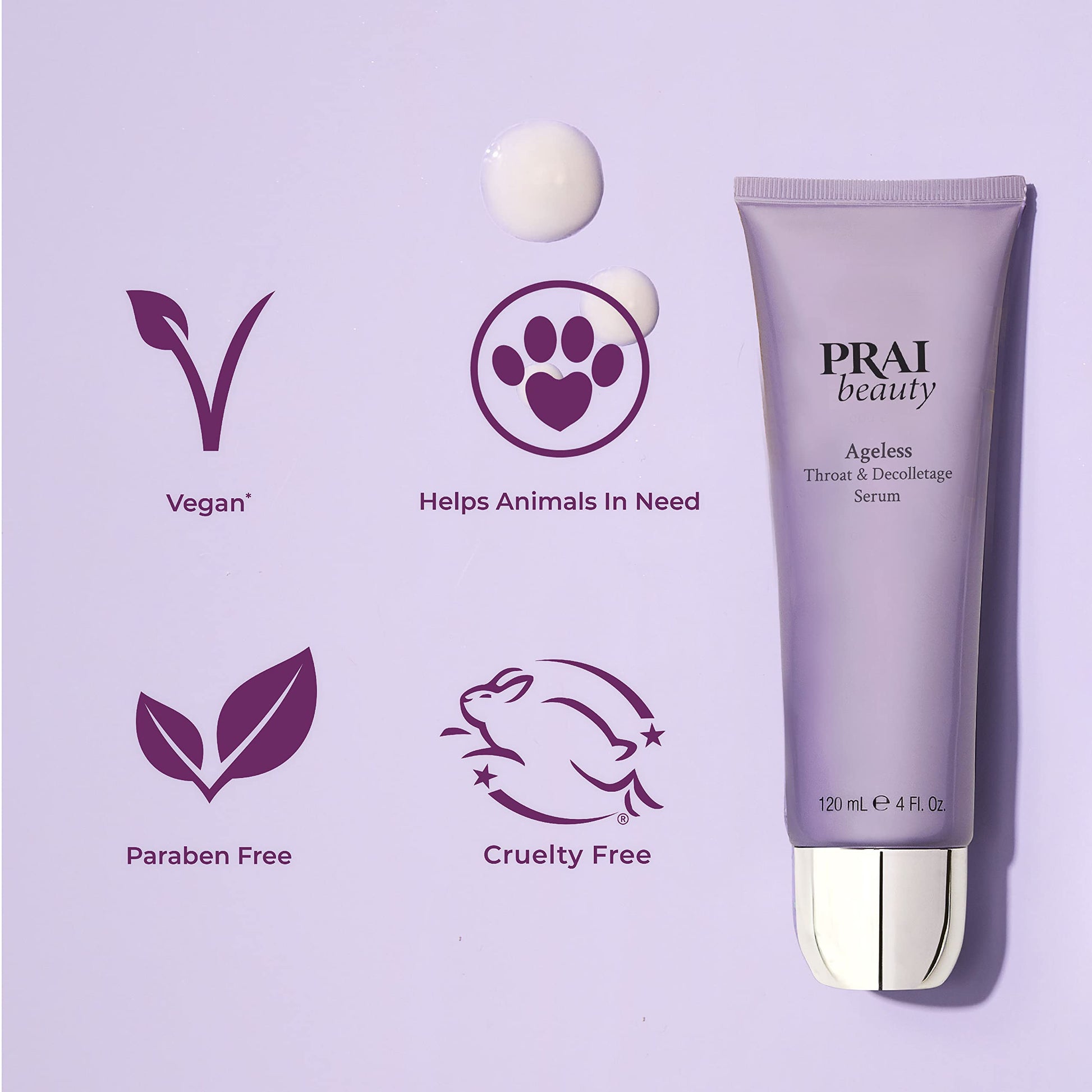 PRAI AGELESS Throat & Decolletage Serum ~ 4 oz by Prai Beauty