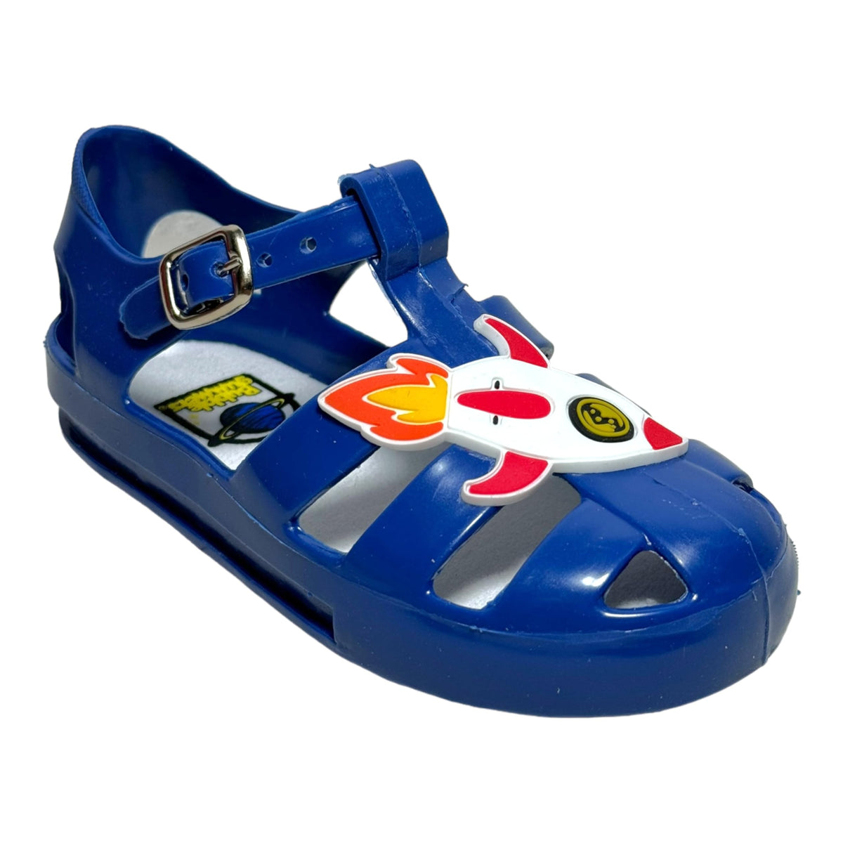 Bubble gummers Huarache Entrenador para IR al baño para Niño y Niña de Plástico Resistente con Adorno (Azul Rey, Sistema Tallas Calzado JP, Bebé, Medición, 13.0 cm)