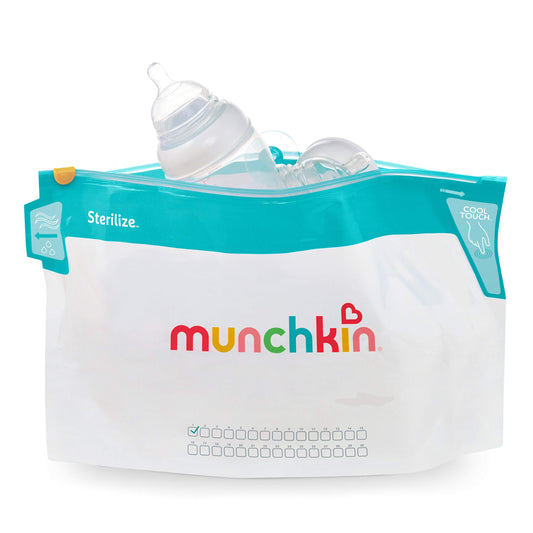 Bolsas Esterilizadoras Munchkin Blanco Grandes para Microondas