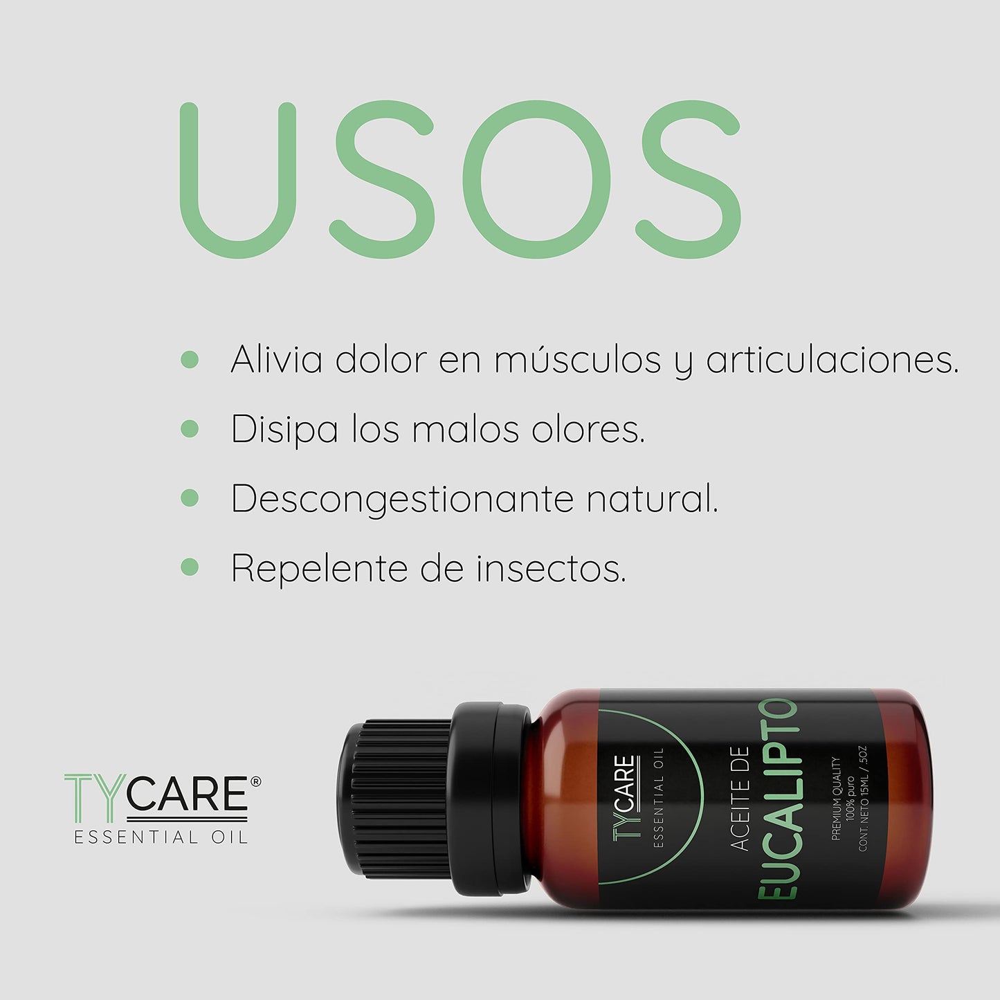 Aceite Esencial Eucalyptus Globulus 100% Puro Premium Quality 15 ml