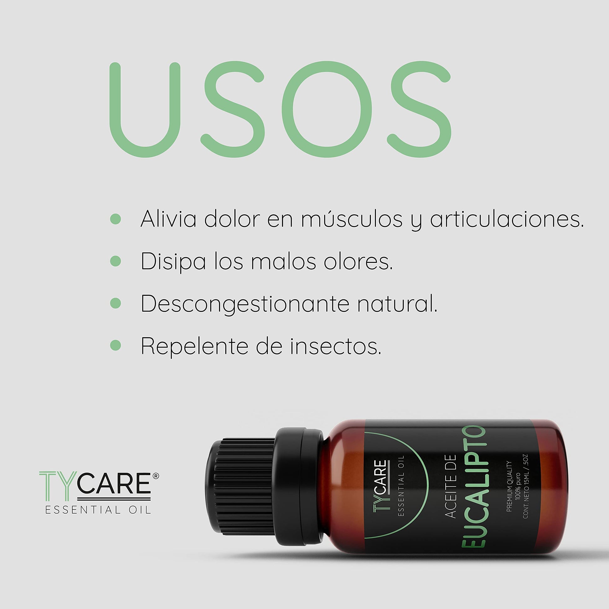 Aceite Esencial Eucalyptus Globulus 100% Puro Premium Quality 15 ml
