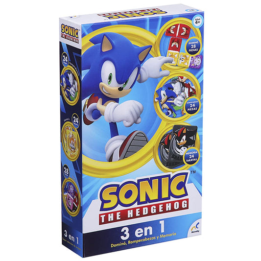 Set de Juegos Infantiles Novelty Corp Sonic 3 en 1 para Niños