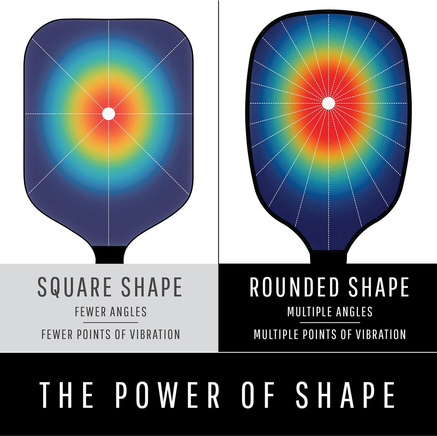 Pala de Píldora de Polímero de Panal TMPR Sports Rosa Aprobado por USAPA Peso Medio