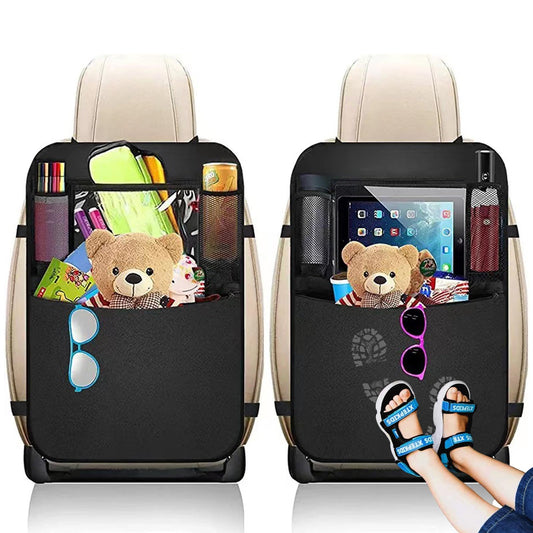 Organizadores de Asientos DHZMDS Negro Impermeable y Soporte para Pantalla de Tableta para Niños