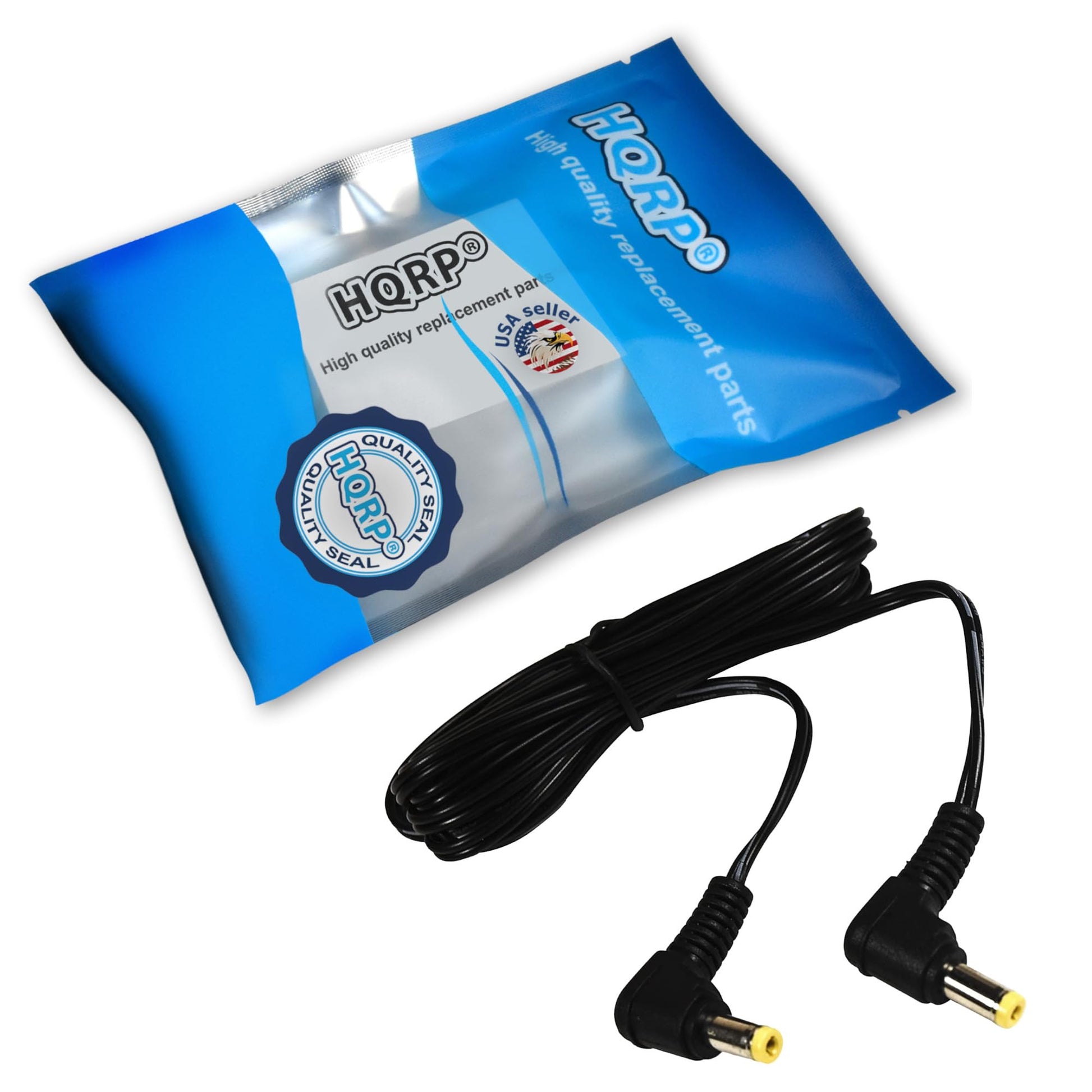 HQRP DC Cable Cord compatible with Panasonic K2GJ2DC00011, K2GJ2DC00015 plus LCD Screen Protector