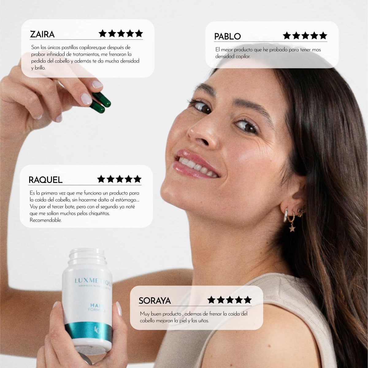 Cápsulas Luxmetique Hair Formula 60 Cápsulas