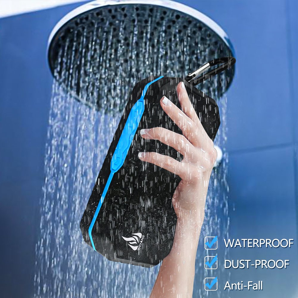 Altavoces Bluetooth Inalámbricos IPX5 a Prueba de Agua con Graves Mejorados para Exteriores Azul