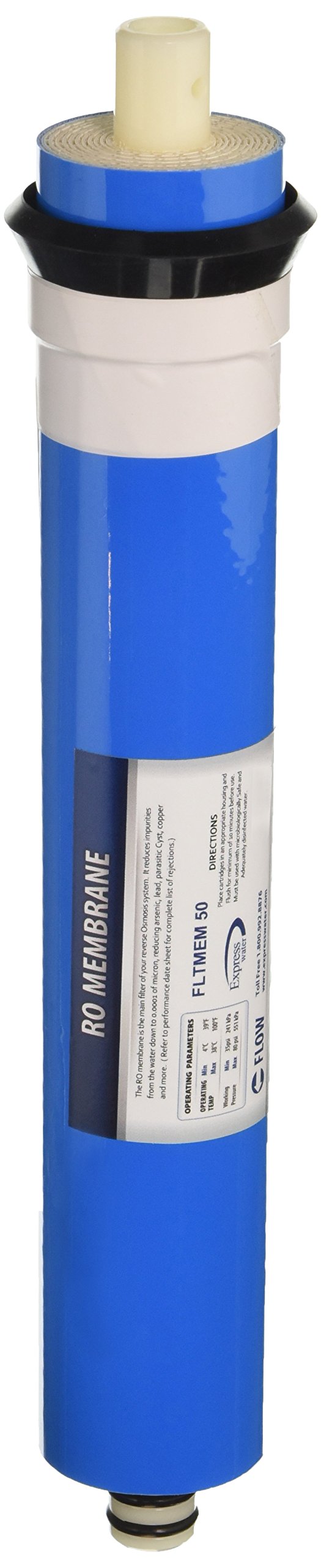 Express Water - FLTMEME50 - Membrana de ósmosis inversa - Reemplazo de filtro de agua de membrana RO 50 GPD - Sistema de ósmosis inversa y debajo del fregadero